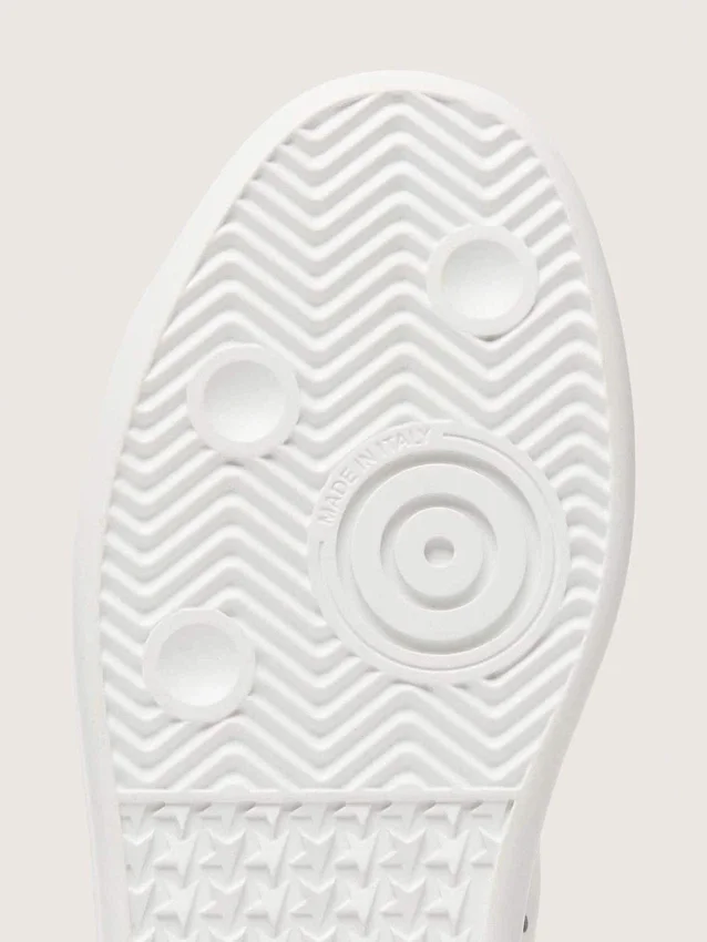Purestar avec étoile blanche et languette de talon bordeaux à imprimé lézard