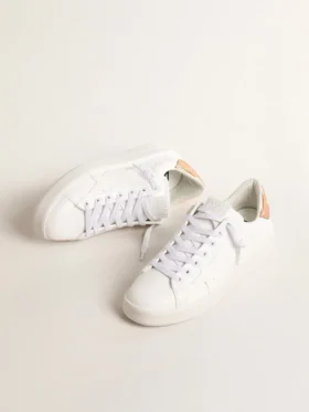 Purestar bio pour femme avec languette de talon en cuir métallisé bronze