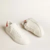 Purestar pour homme avec étoile en cuir blanc et languette de talon orange