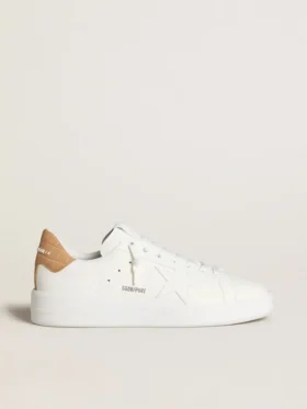 Purestar pour homme avec étoile en cuir et languette de talon en cuir imprimé croco
