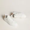 Purestar pour homme avec étoile en cuir et languette de talon en cuir imprimé croco