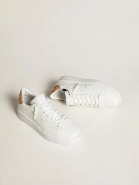 Purestar pour homme avec étoile en cuir et languette de talon en cuir imprimé croco