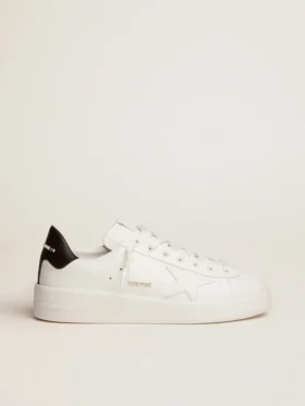 Purestar pour homme avec étoile en cuir et languette de talon en cuir noir