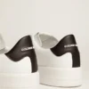 Purestar pour homme avec étoile en cuir et languette de talon en cuir noir