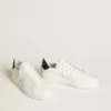 Purestar pour homme avec étoile en cuir et languette de talon en cuir verni noir