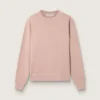 Rose poudré sweat-shirt with reversed logo on the back - Jersey Capsule