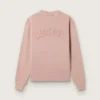 Rose poudré sweat-shirt with reversed logo on the back - Jersey Capsule