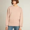 Rose poudré sweat-shirt with reversed logo on the back - Jersey Capsule
