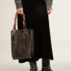 Ruban en twill de soie bordeaux à motif paisley