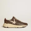 Running Sole en nylon et cuir avec étoile en TPU et languette de talon en nubuck