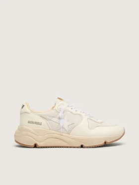 Running Sole pour femme en mesh et nappa blanc