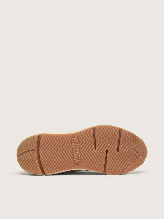 Running Sole pour femme en mesh et nappa blanc