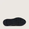 Running Sole pour femme en nappa et daim noirs