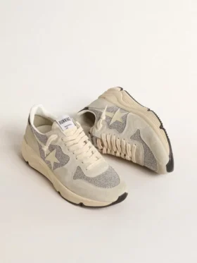 Running Sole pour femme ornée de cristaux Swarovski et d’une étoile ivoire