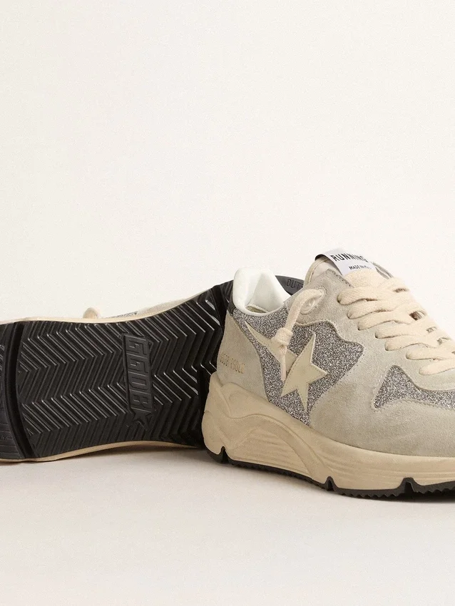 Running Sole pour femme ornée de cristaux Swarovski et d’une étoile ivoire