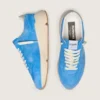 Running Sole pour homme en daim bleu vif avec étoile blanche
