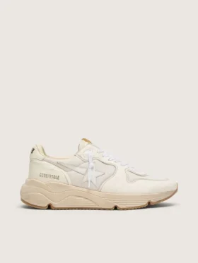 Running Sole pour homme en mesh et nappa blanc