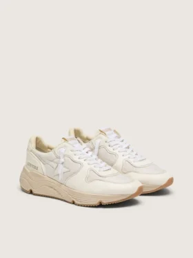 Running Sole pour homme en mesh et nappa blanc