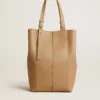Sac 24/7 North South en cuir couleur cappuccino avec anses réglables