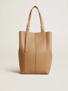 Sac 24/7 North South en cuir couleur cappuccino avec anses réglables
