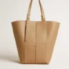 Sac 24/7 North South en cuir couleur cappuccino avec anses réglables