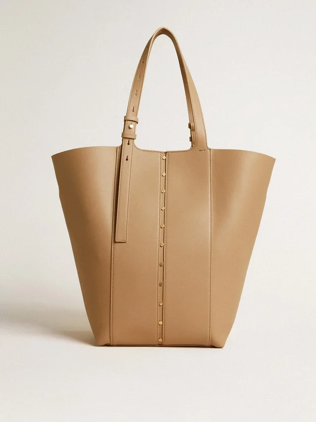 Sac 24/7 North South en cuir couleur cappuccino avec anses réglables