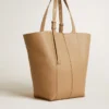 Sac 24/7 North South en cuir couleur cappuccino avec anses réglables