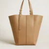 Sac 24/7 North South en cuir couleur cappuccino avec anses réglables