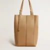 Sac 24/7 North South en cuir couleur cappuccino avec anses réglables