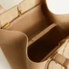 Sac 24/7 North South en cuir couleur cappuccino avec anses réglables