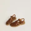 Sandales Maxime Junior en cuir marron