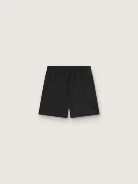 Short de sport noir double épaisseur pour homme