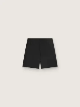 Short de sport noir double épaisseur pour homme