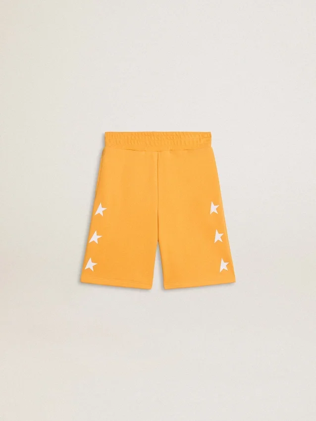 Short jaune moutarde pour garçons