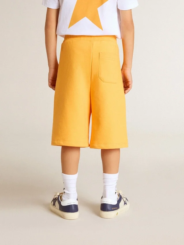 Short jaune moutarde pour garçons