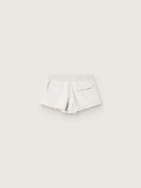 Short pour femme Star en molleton gris chiné