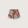 Short pour filles à imprimé multicolore