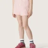 Short pour filles « Star » en coton rose avec patch et logo