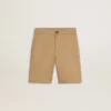 Short pour garçons en coton beige