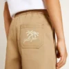 Short pour garçons en coton beige