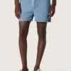Short unisexe en sergé de coton bleu clair