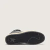 Sky-Star pour femme en nappa noir avec étoile blanche