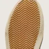 Slide LAB Sneakers pour femme en daim couleur tabac avec cristaux et étoile en daim couleur tabac