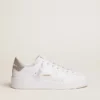 Sneakers Purestar pour femme avec languette de talon argentée pailletée