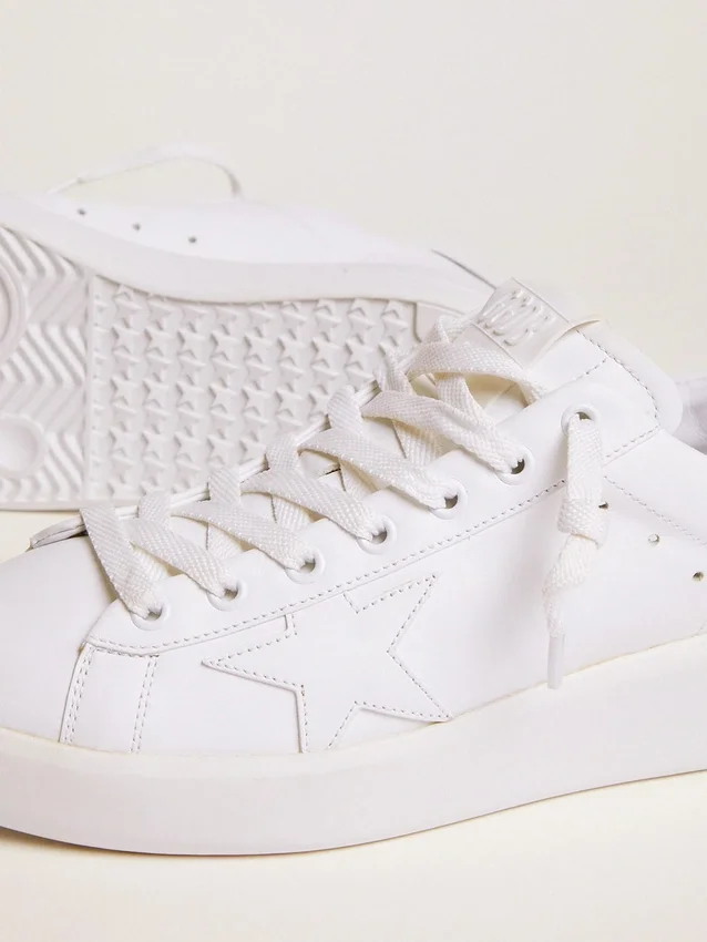 Sneakers Purestar pour femme avec languette de talon argentée pailletée