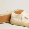 Soul Star en cuir nappa blanc avec étoile en cuir blanc