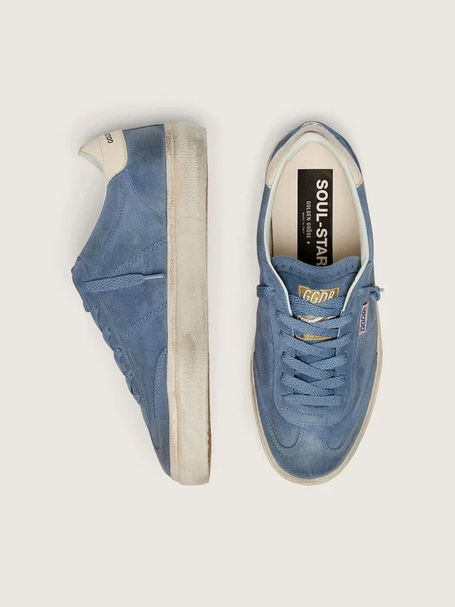 Soul Star pour femme en daim bleu