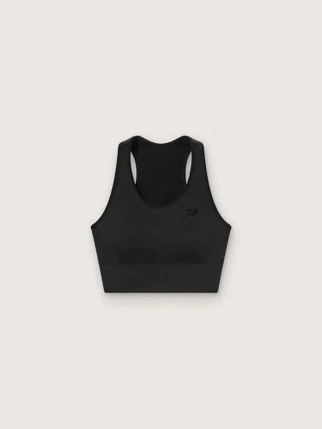 Soutien-gorge de sport noir pour femme