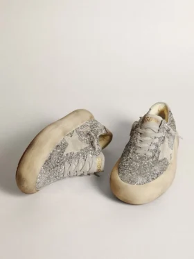 Space-Star pour femme, pailletée argentée avec étoile gris glacier
