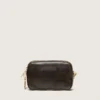 Star Bag en cuir marron foncé vieilli avec étoile ton sur ton